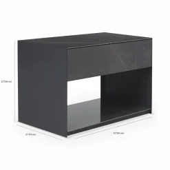 Absolute - Nightstand with Drawer by Trica