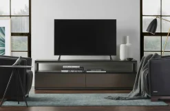 Absolute - TV Stand with Two Drawers by Trica