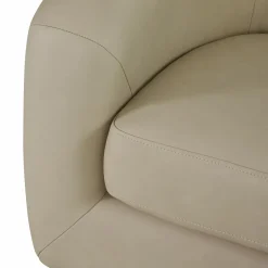 Aksel - Leather Swivel Armchair