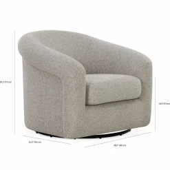Aksel - Swivel Armchair