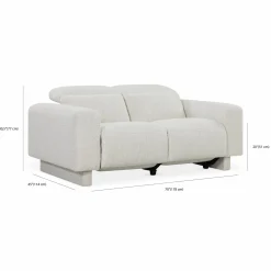 Aline - Reclining 2-Seater Sofa