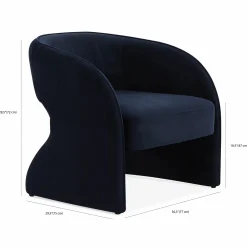 Alisia - Fabric-Upholstered Armchair