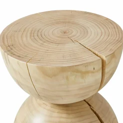Aliza - Solid Pine Side Table by Four Hands