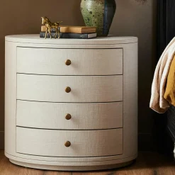 Amelia - Oval Nightstand by Four Hands