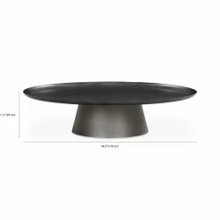 Amerigo - Lacquered Steel Coffee Table by Cattelan Italia