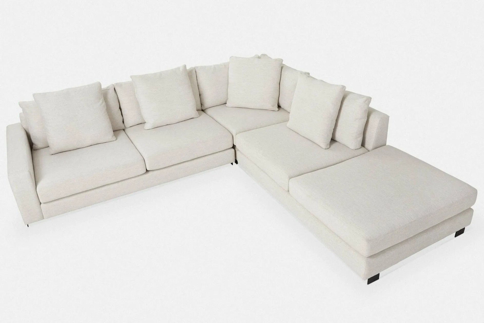 Ampio - Sectional Fabric Sofa by Romano