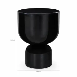 Apothecary - Black Marble Side Table
