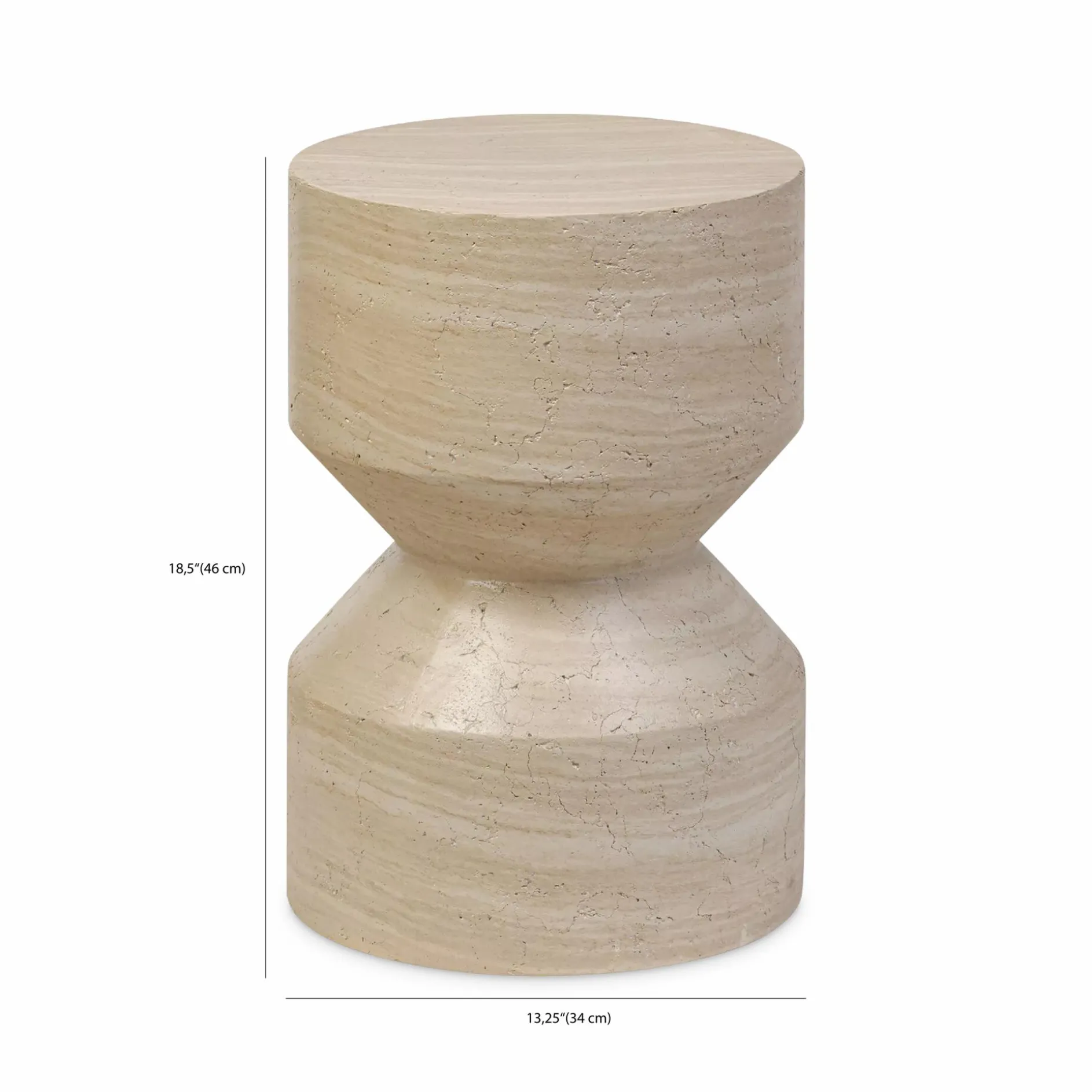 Ara - Concrete Side Table by Four Hands