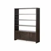 Arlington - Oak Wood and Iron Bookcase by Four Hands