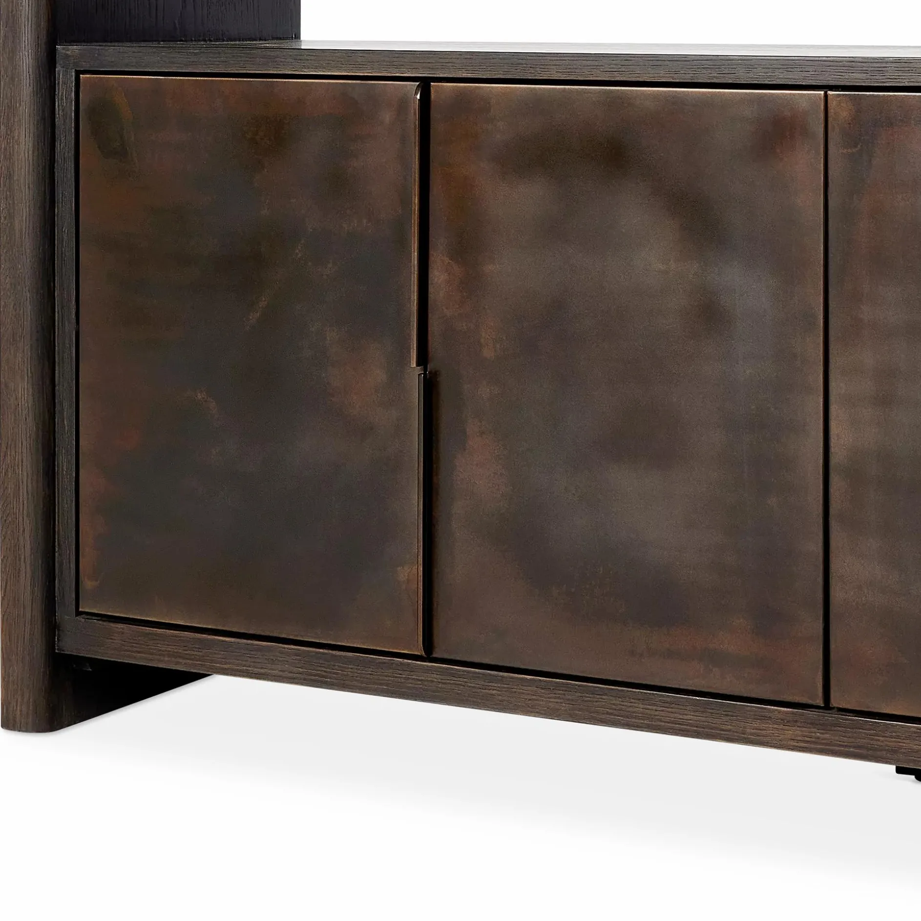 Arlington - Oak Wood and Iron Bookcase by Four Hands