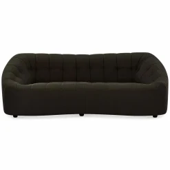 Armonia - Channel Tufted Fabric Sofa by Miki Ferrari