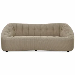 Armonia - Channel Tufted Fabric Sofa by Miki Ferrari