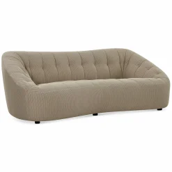 Armonia - Channel Tufted Fabric Sofa by Miki Ferrari