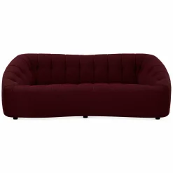 Armonia - Channel Tufted Fabric Sofa by Miki Ferrari