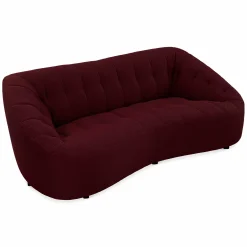 Armonia - Channel Tufted Fabric Sofa by Miki Ferrari