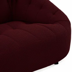 Armonia - Channel Tufted Fabric Sofa by Miki Ferrari