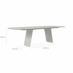 Arrow - Table with Ceramic Top