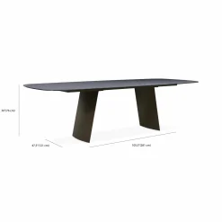 Arrow - Table with Ceramic Top