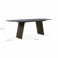 Arrow - Table with Ceramic Top