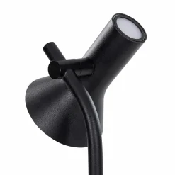 Asha - Floor Lamp in Black Metal by Ligne Roset