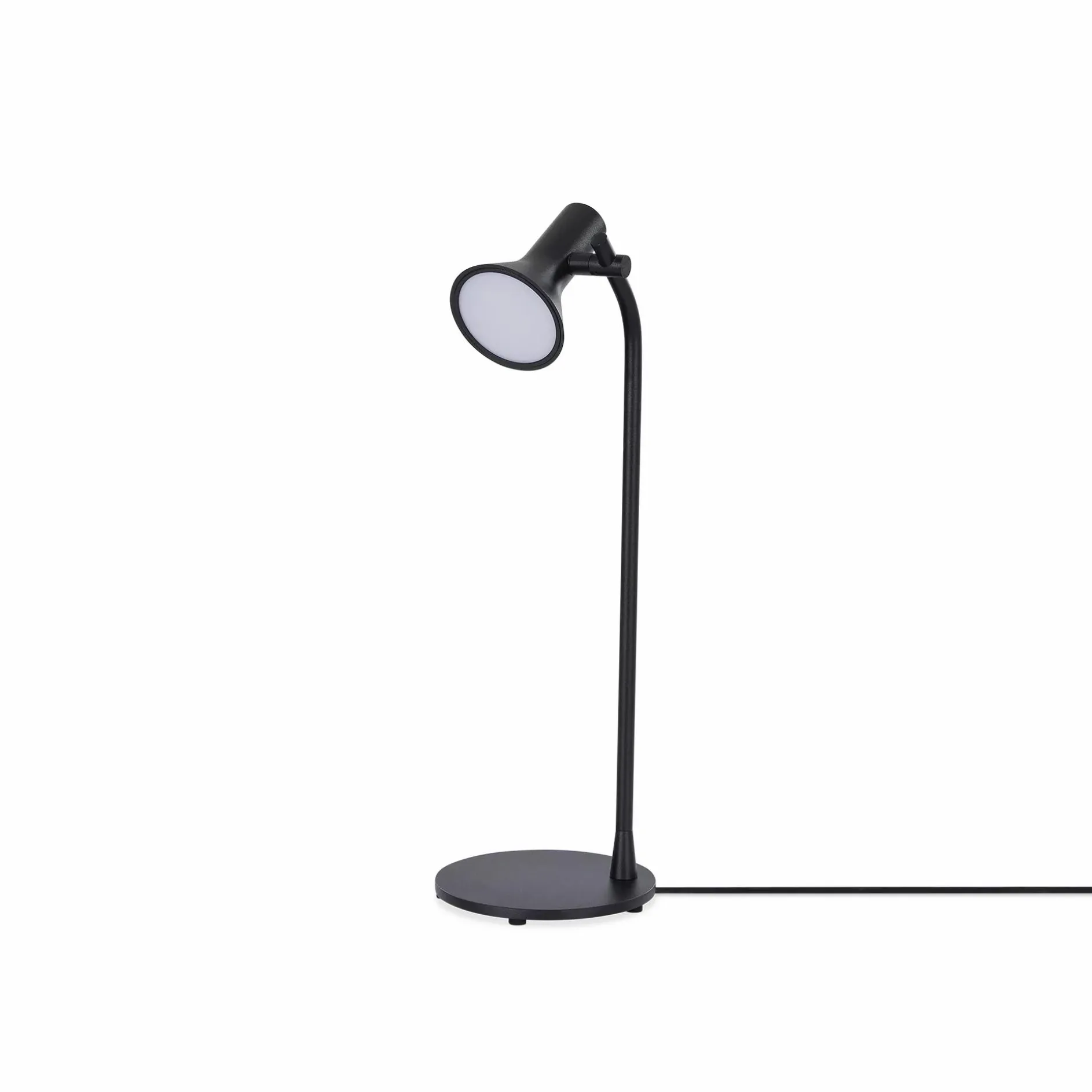 Asha - Table Lamp in Black Metal by Ligne Roset