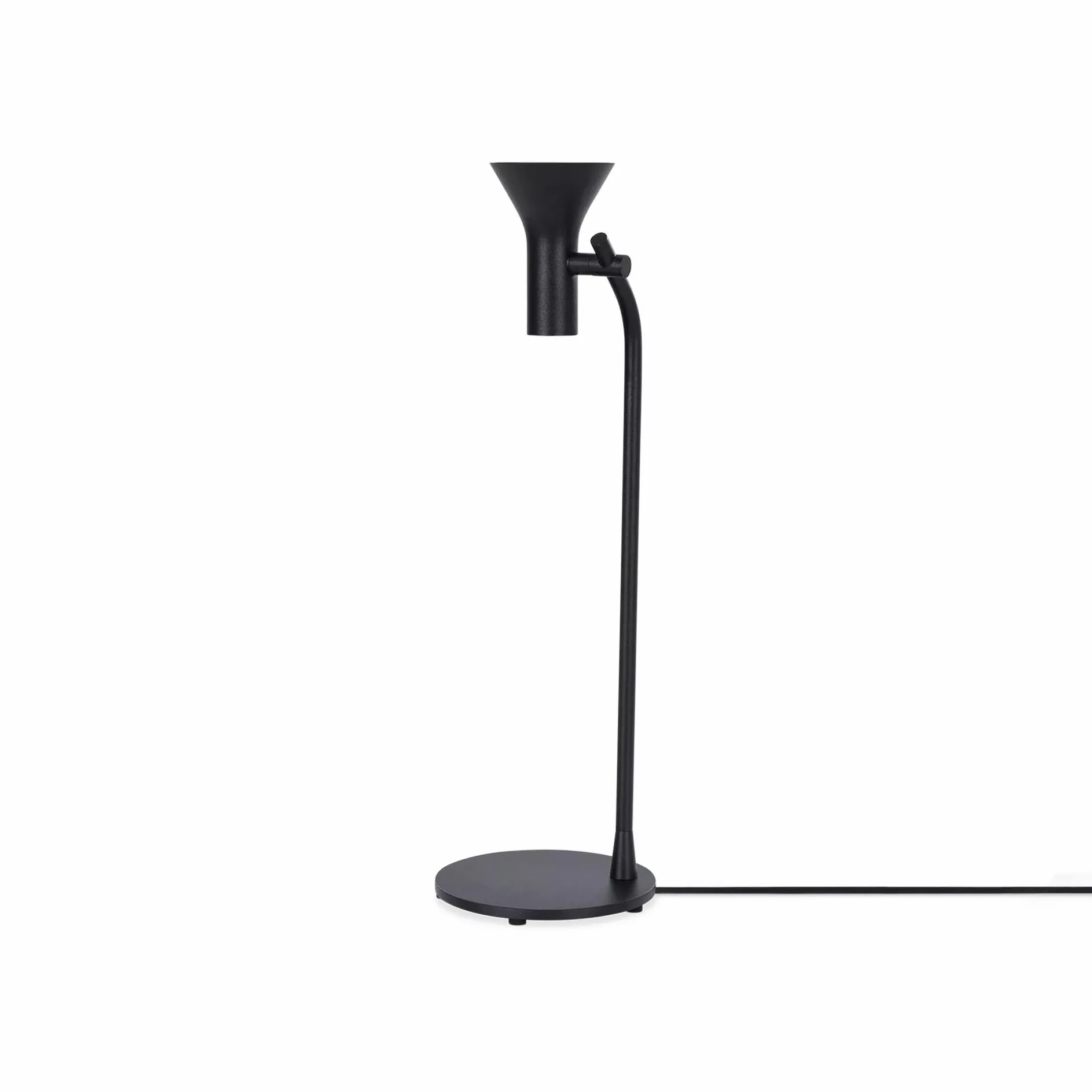 Asha - Table Lamp in Black Metal by Ligne Roset