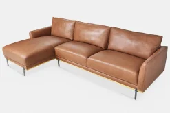 Astana - Leather Sectional Sofa