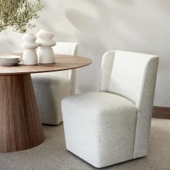 Avra - Dining Chair With Casters