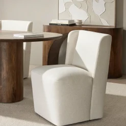 Avra - Dining Chair With Casters