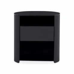 Bean - Nightstand with Glass Top