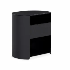 Bean - Nightstand with Glass Top