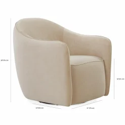 Beetle - Swivel Armchair by Furninova