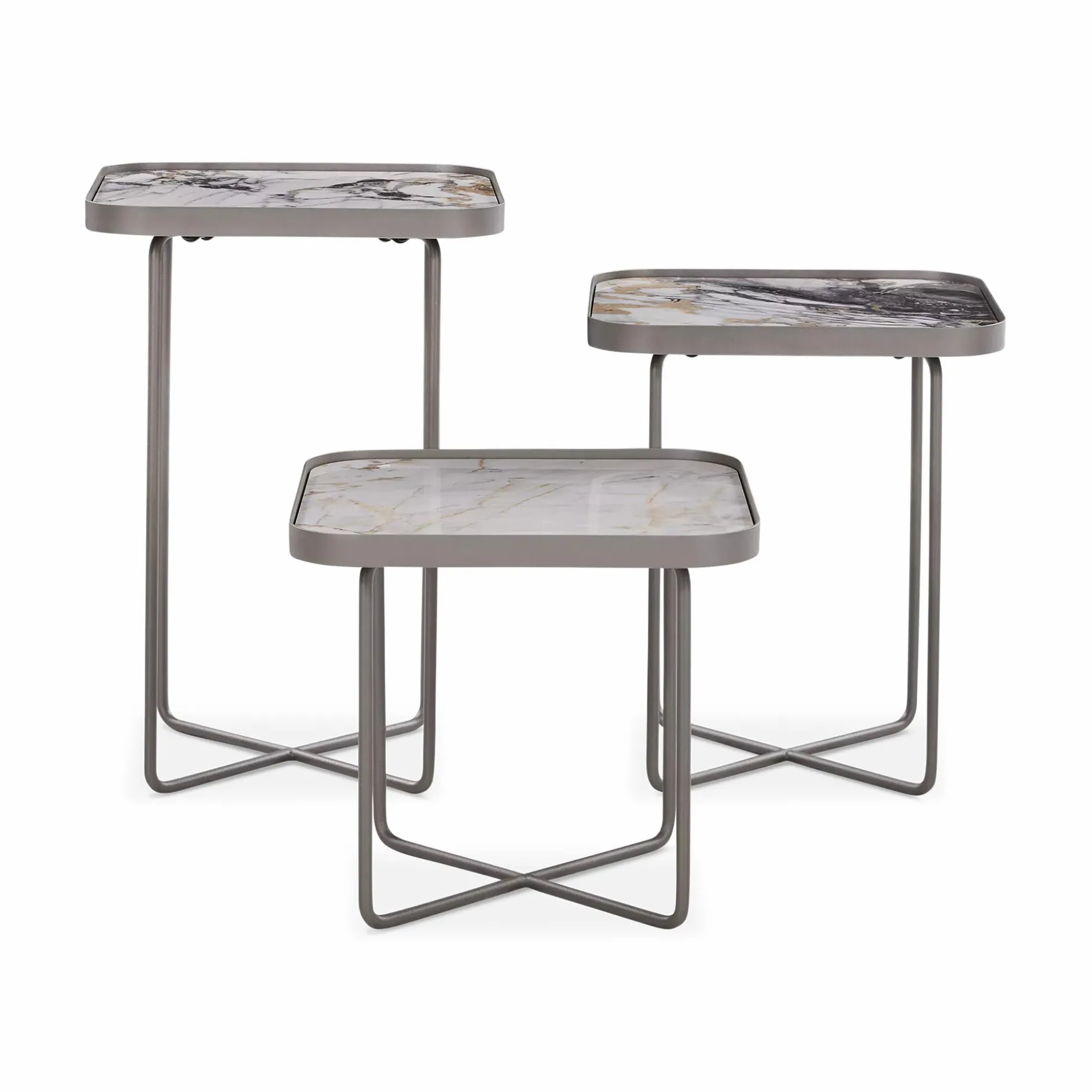 Benny - Set of 3 Side Tables by Cattelan Italia