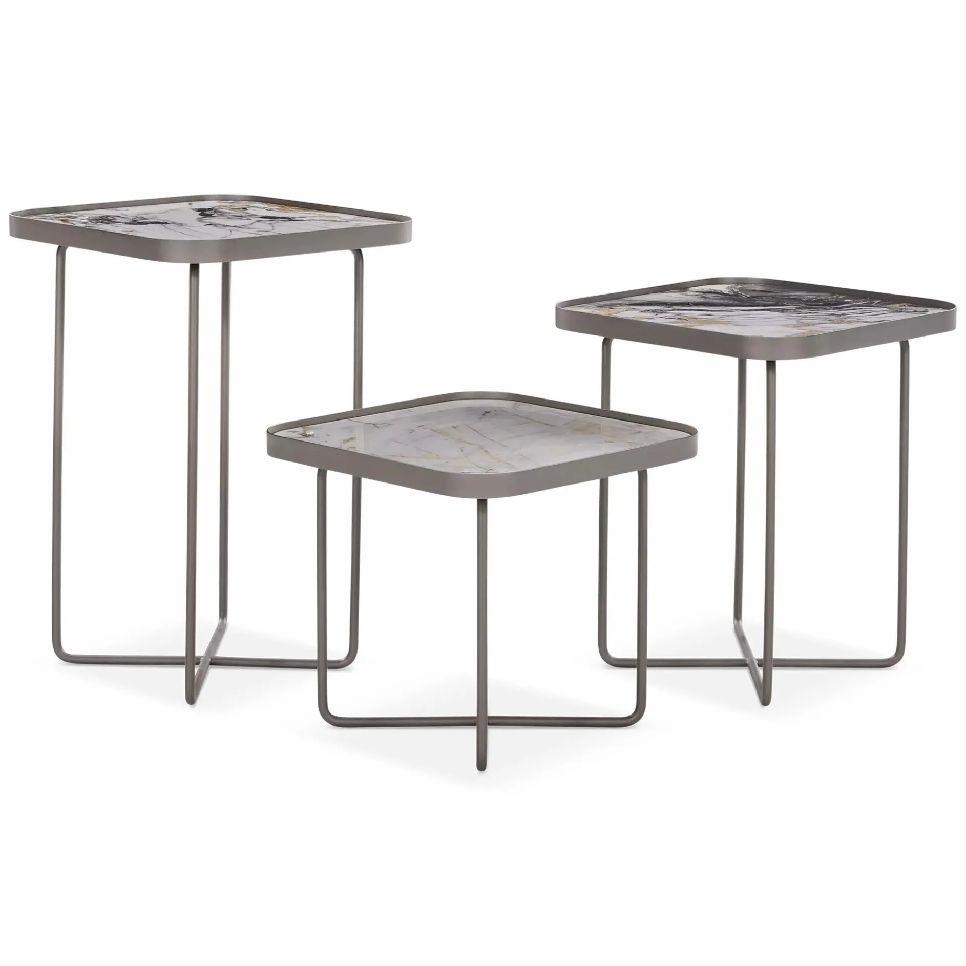 Benny - Set of 3 Side Tables by Cattelan Italia