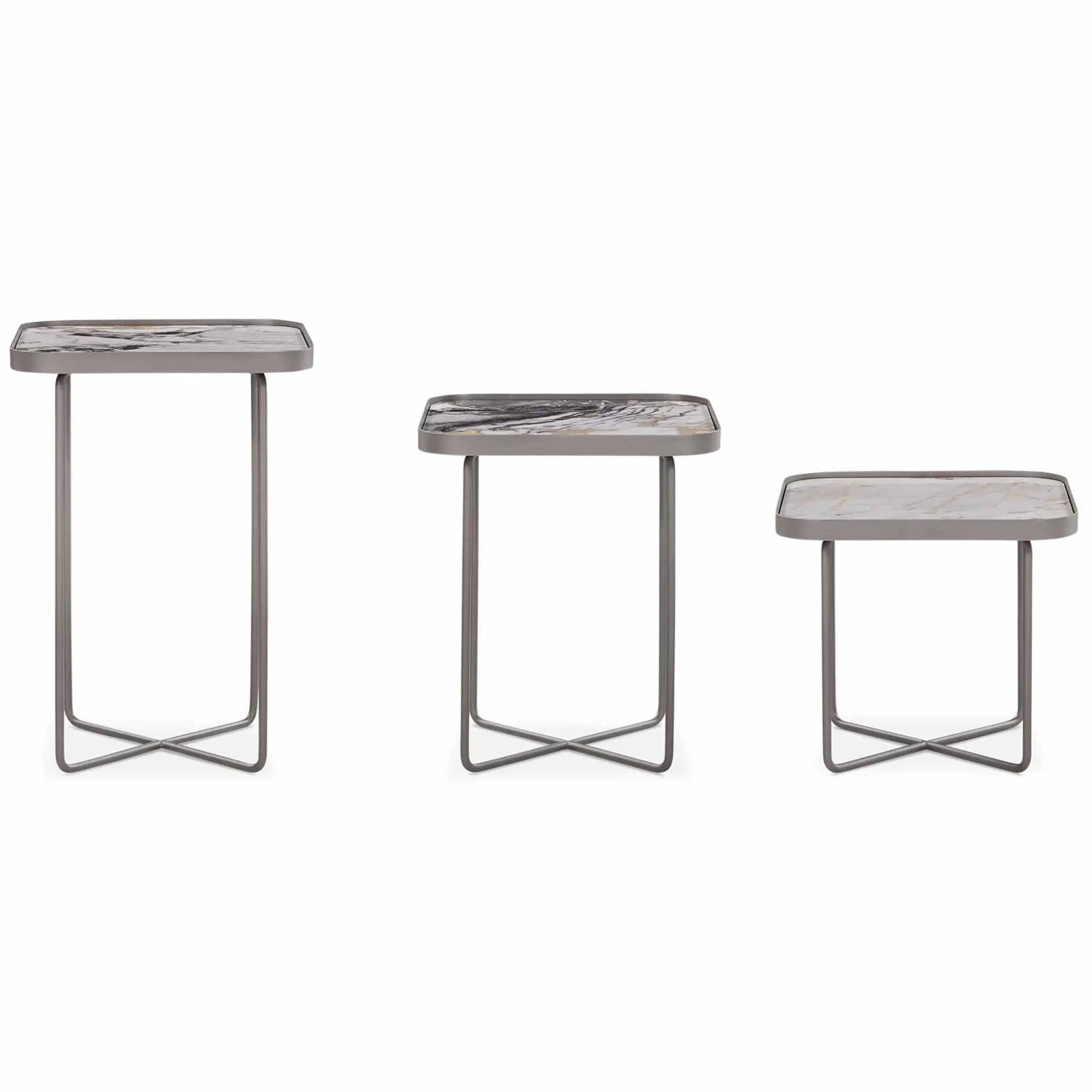 Benny - Set of 3 Side Tables by Cattelan Italia