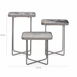 Benny - Set of 3 Side Tables by Cattelan Italia