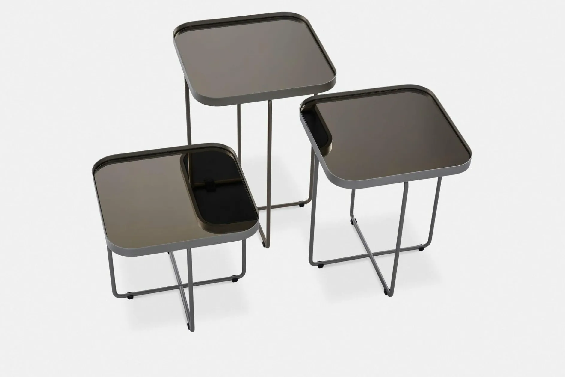 Benny - Set of 3 Side Tables by Cattelan Italia