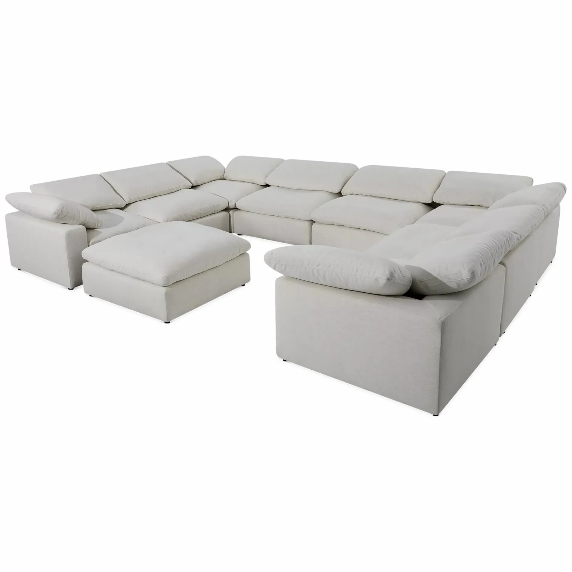 Berlin Collection - Fabric-Upholstered Modular Sectional