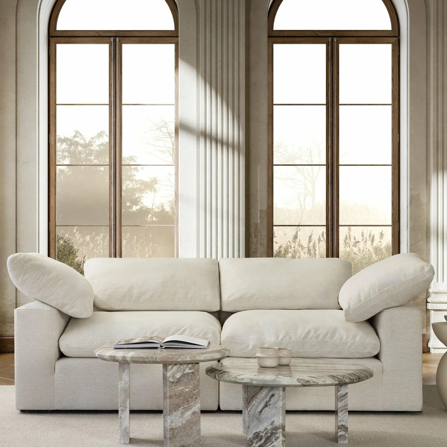 Berlin Collection - Fabric-Upholstered Modular Sofa