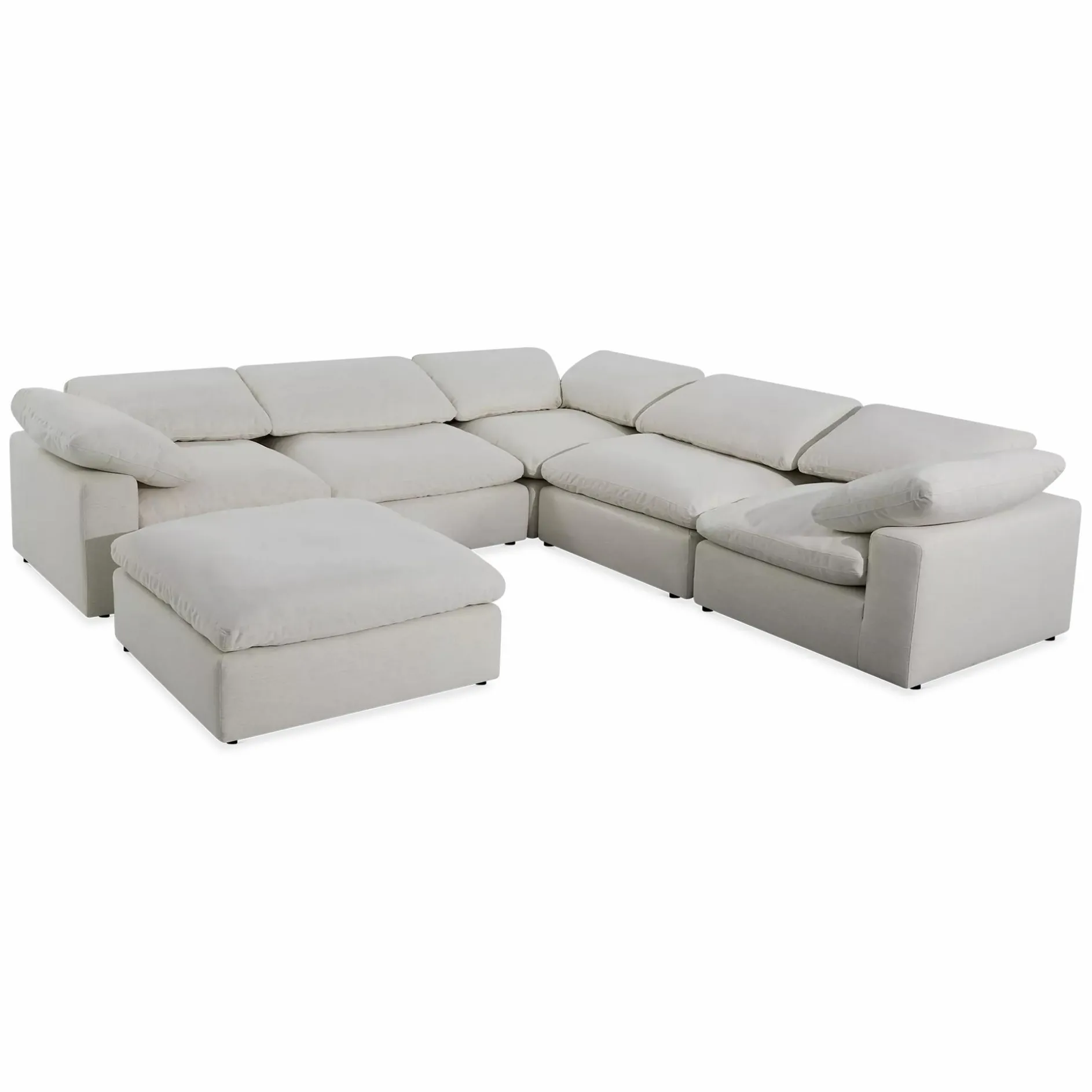 Berlin Collection - Fabric-Upholstered Modular Sectional