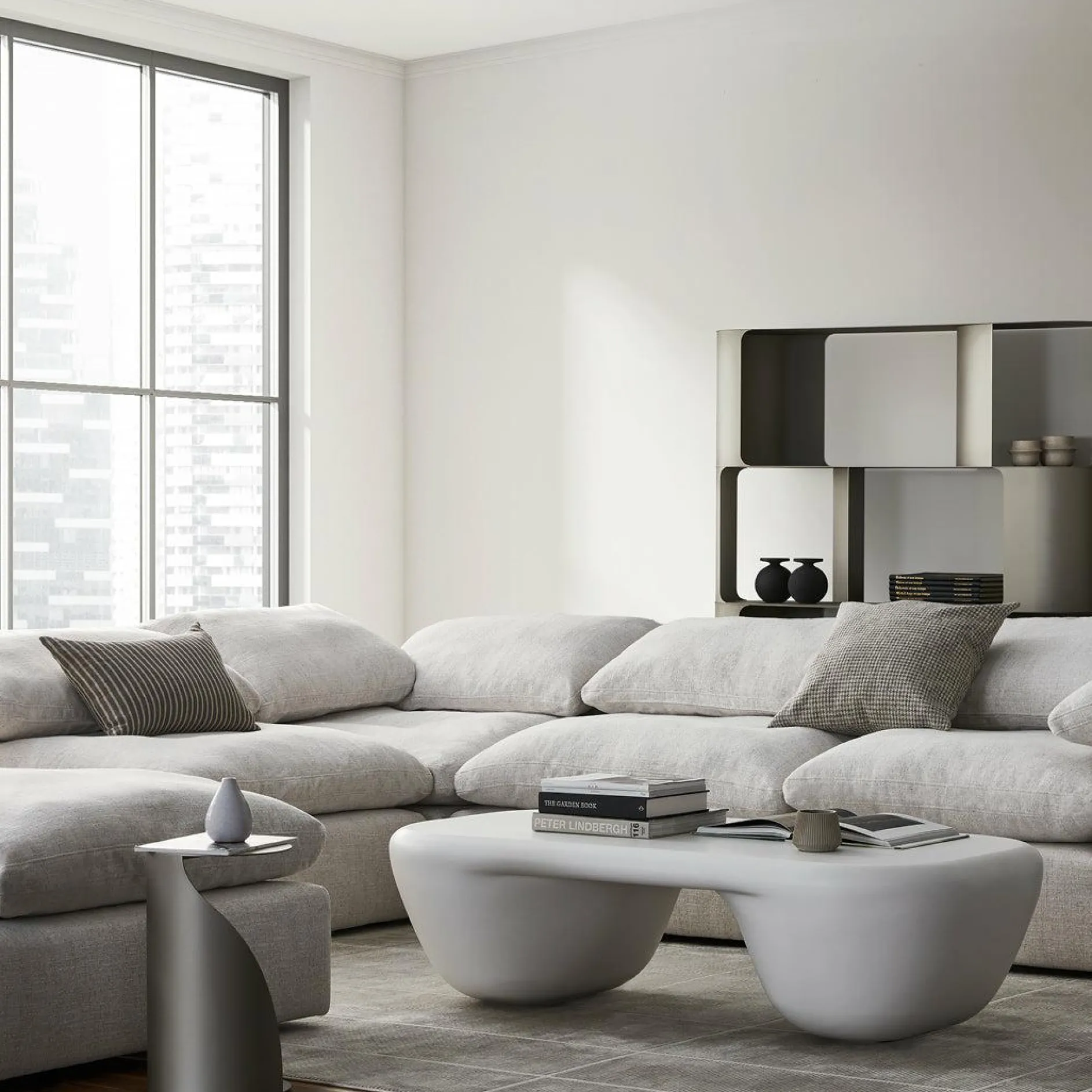 Berlin Collection - Fabric-Upholstered Modular Sectional