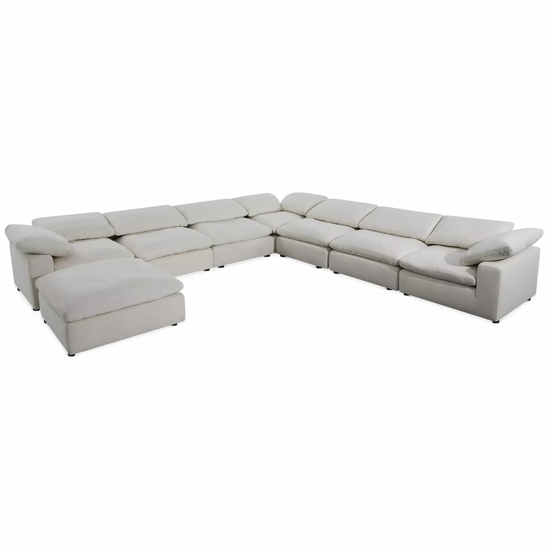 Berlin Collection - Fabric-Upholstered Modular Sectional