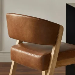 Bélair - Counter Stool in Faux Leather