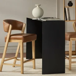 Bélair - Counter Stool in Faux Leather