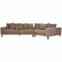 Blues Night - Fabric-Upholstered Sectional Sofa by Furninova