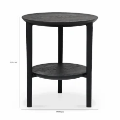 Bok - Solid Oak Side Table by Ethnicraft
