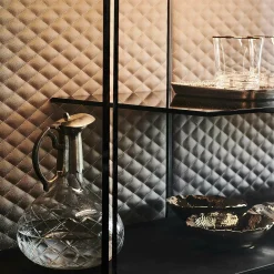 Boutique - Glass and Steel Sideboard by Cattelan Italia