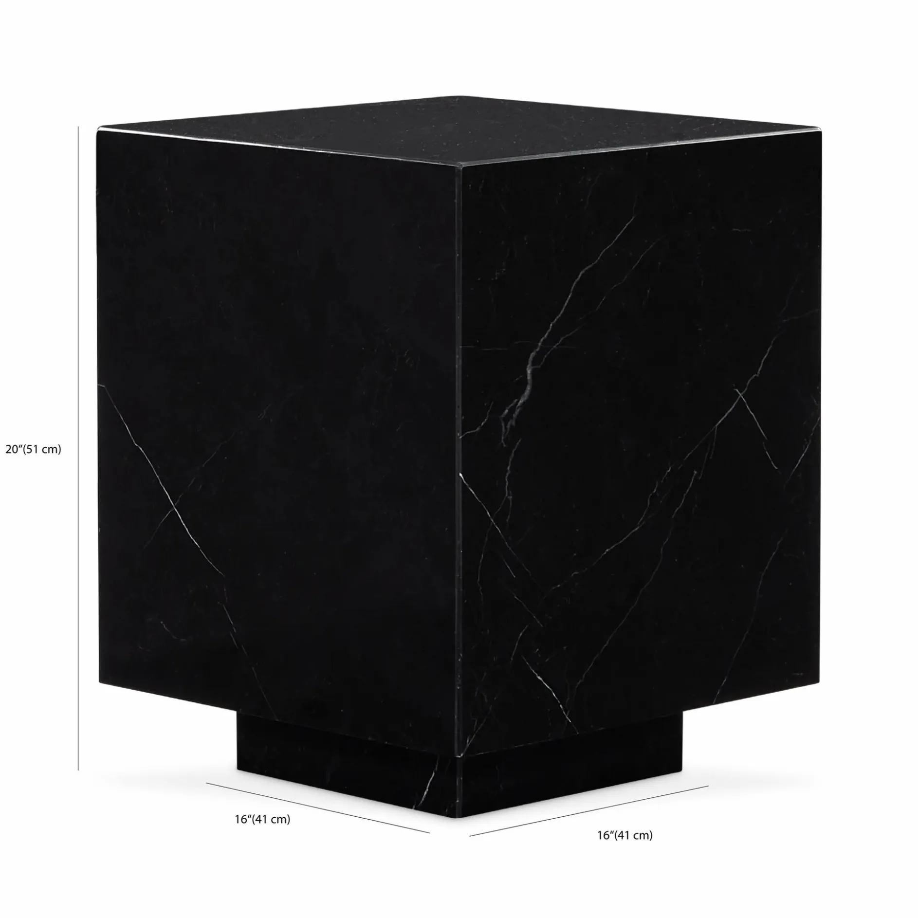 Box - Marble Side Table