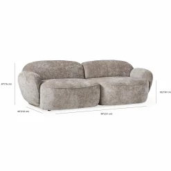 Bubble - Fabric Sofa by Furninova