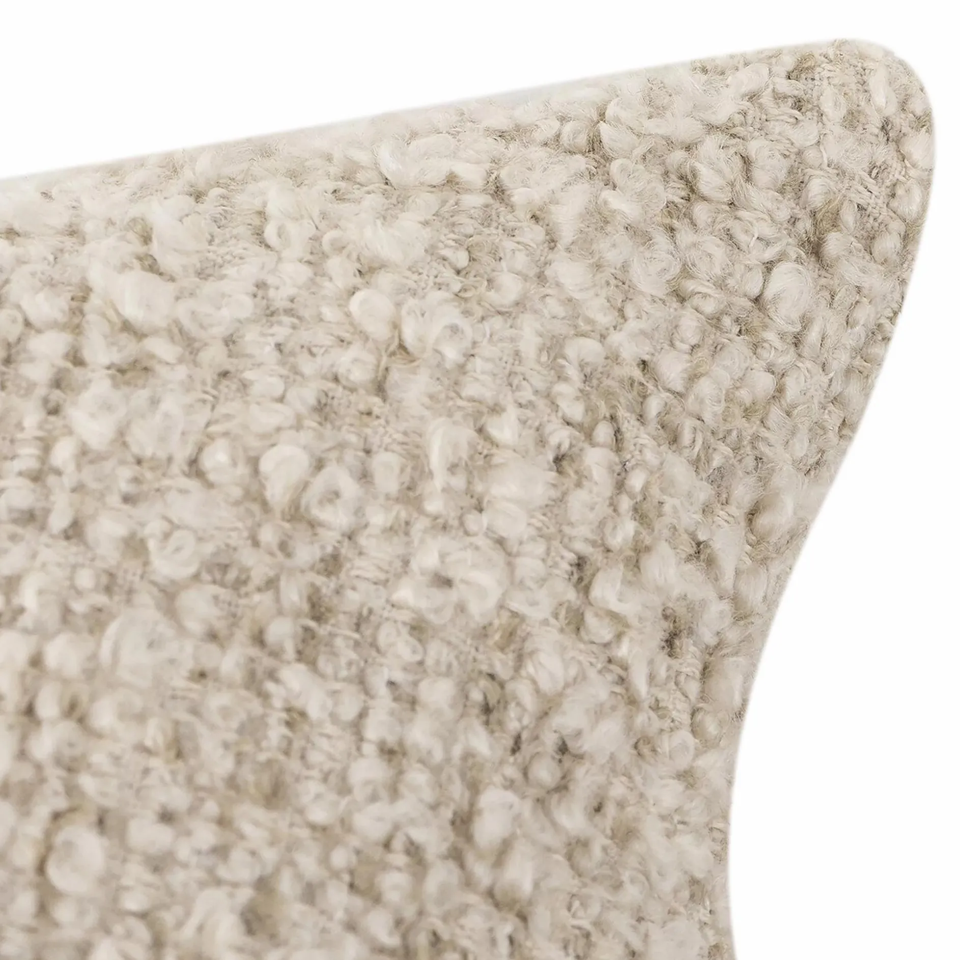Callum - Bouclé Fabric Cushion by Four Hands